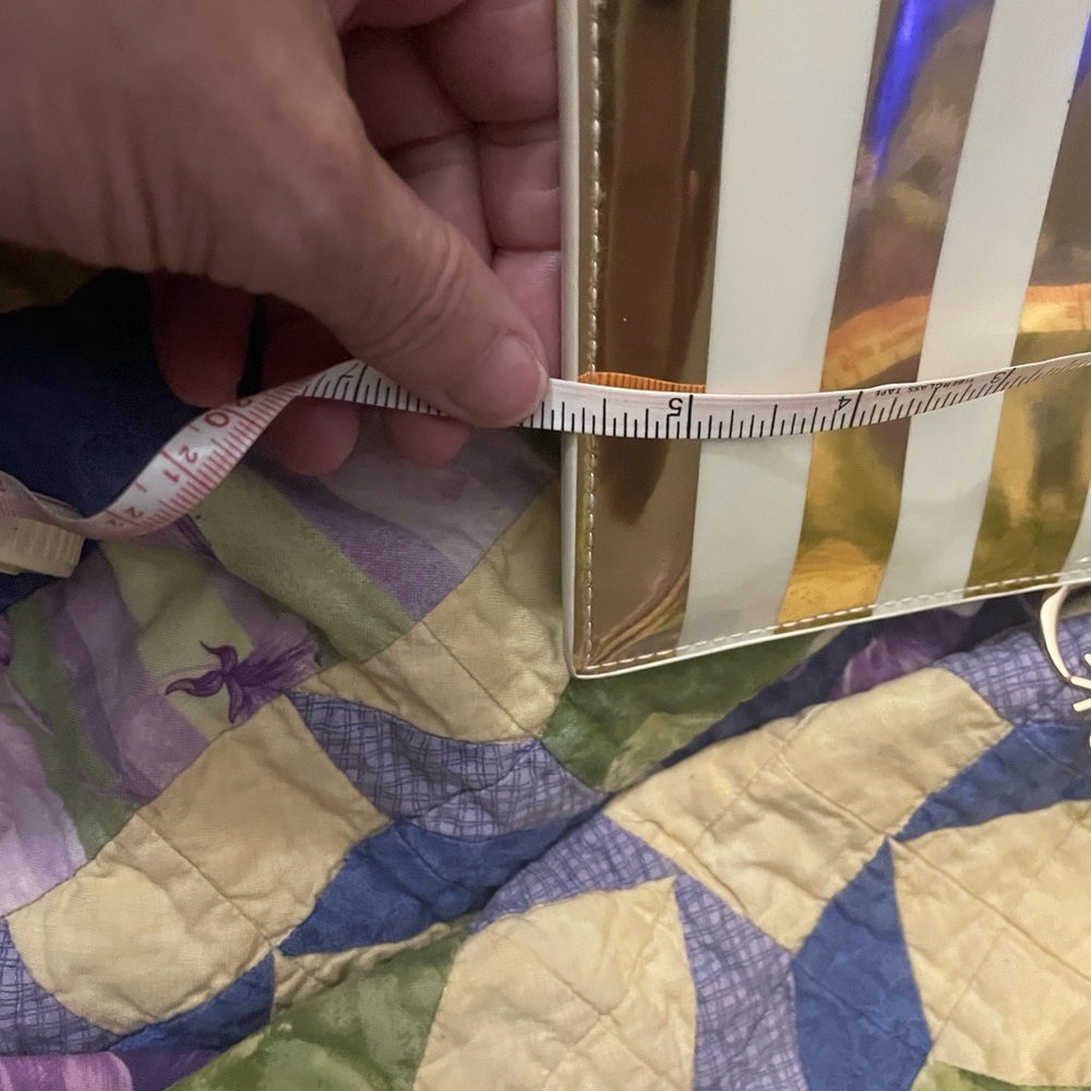Kate Spade Gold and White Clutch - Picture 12 of 12